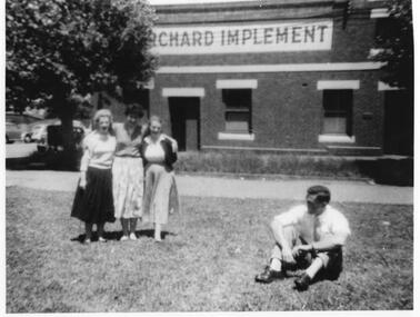 Photograph - Daniel Harvey staff, c. 1950s