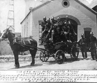 Photograph - Box Hill Metropolitan Fire Brigade, c.1935