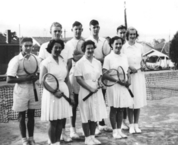Photograph - The Box Hill Methodist Church tennis group, 1951