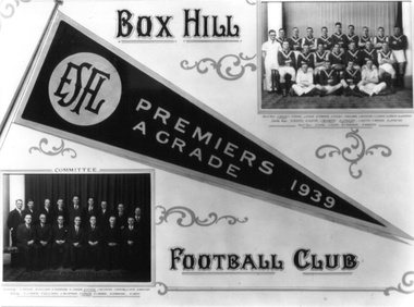 Photograph - Box Hill Football Club, 1939