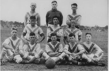 Photograph - Box Hill Soccer team, Howard  E. Joyce
