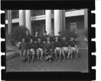 Photograph - Box Hill High School Lacrosse Premiership Team, 1954