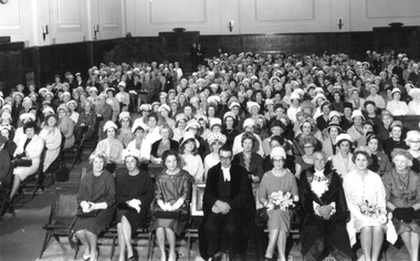 Photograph - Audience in main hall at Box Hill Town Hall, 1965