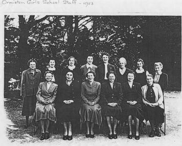 Photograph - Ormiston Girls School, 1953