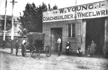 Photograph - Young's Coachbuilding Shop, c.1916