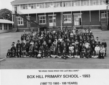 Photograph - Box Hill Primary School pupils, 1993