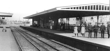 Photograph - Railway Station, c. 1930s