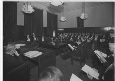 Photograph - Box Hill Council meeting, c. 1966