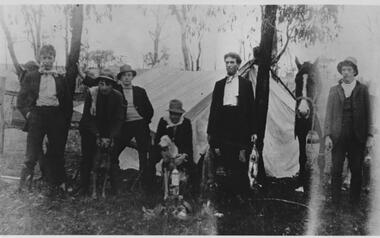 Photograph - Rabbiters, 1930s
