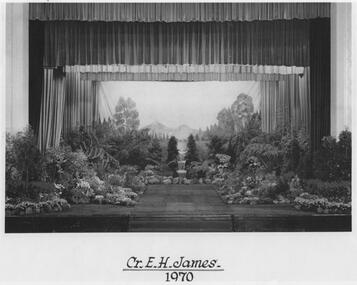 Photograph - Stage display at Mayoral Ball, 1970