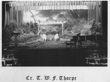 Photograph - Stage display at Mayoral Ball