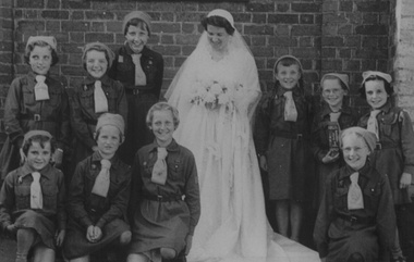 Photograph - Girl Guides, 1955