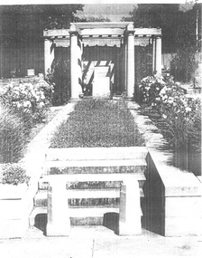Photograph - Sidney Myer grave at Box Hill cemetery, Commercial Photographic Coy. Pty. Ltd