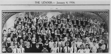 Photograph - Box Hill Primary School, The Leader newspaper, 4/01/1936