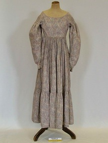 Clothing - Dress, Day dress, circa 1820