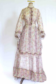 Clothing - Dress, Day dress, circa 1870