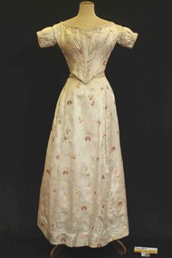 Clothing - Dress, Evening dress, circa 1840