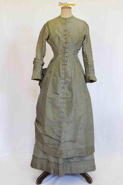 Dress, Afternoon dress, circa 1878