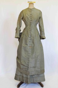Clothing - Dress, Afternoon dress, circa 1878