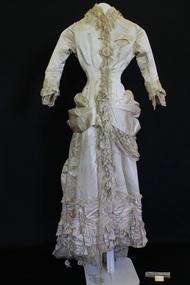 Clothing - Dress, Wedding dress, 1881