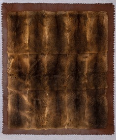 Rug, Possum skin rug, early twentieth century
