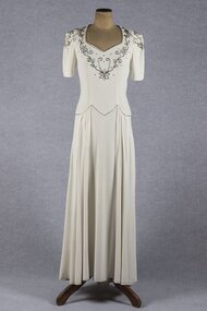 Clothing - Dress, Wedding dress, 1941