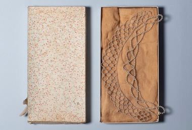 Pearl collars and box, c.1949