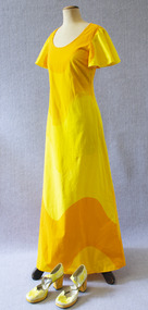 Dress and shoes, circa late 1960s