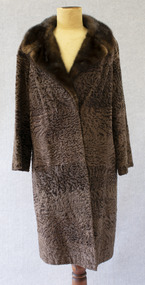 Clothing - Coat, Fur coat, circa 1940s