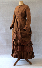 Clothing - Dress, Day dress, circa 1875-1876