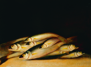 Painting, William Gould, Untitled (Fish), c. 1840