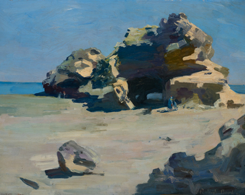 Painting, Penleigh Boyd, (London Bridge, Back Beach Portsea), 1920