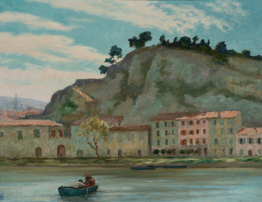 Painting, Rupert Bunny, Cliffs, Avignon, 1879 -1927
