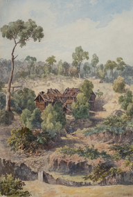 Painting, Elizabeth Parsons, Chinaman's Hut, Dalesford, c. 1880