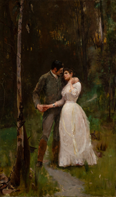 Painting, Tom Roberts, Reconciliation, c. 1887