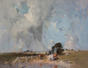 Painting, W McInnes, Drifting Clouds, 1904-1916