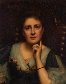 Painting, John Longstaff, Portrait of Topsy Longstaff