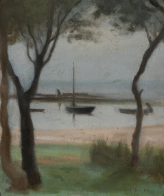 Painting, Clarice Beckett, Mist, c. 1923