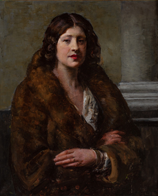 Painting, George Coates, A Belgian Lady, 1884-1934
