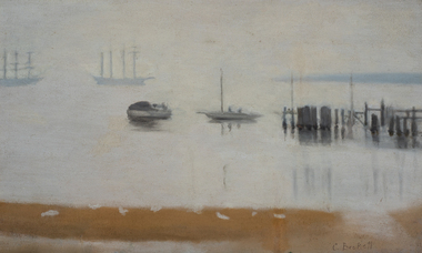 Painting, Clarice Beckett, Near Beaumaris, c. 1927