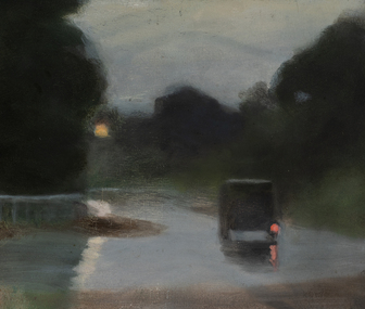 Painting, Clarice Beckett, Wet Evening, c. 1927