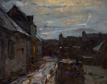 Painting, John Longstaff, Moonlight after Rain, Belle-Ile, 1890