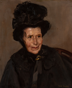 Painting, Violet Teague, Portrait of a Pioneer, 1917