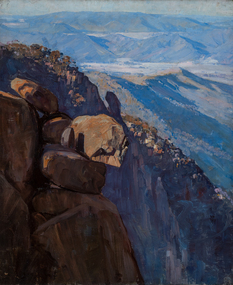 Painting, Arthur Streeton, Buffalo Mountains, c. 1913