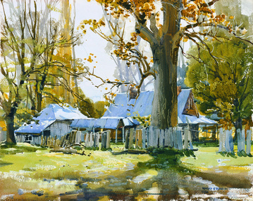 Painting, Harold Herbert, Frosty Morning, 1939
