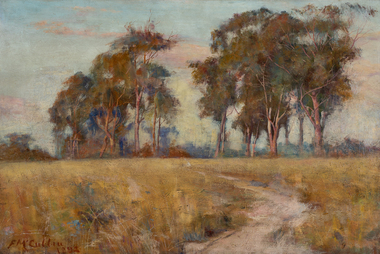 Painting, Frederick McCubbin, Hillside Macedon, 1892