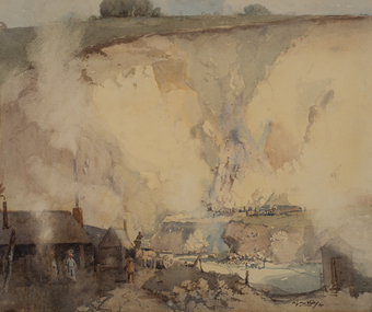 Painting, M.J. MacNally, The Quarry, Cave Hill, 1921