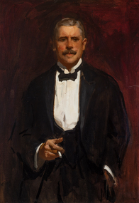 Painting, W McInnes, Portrait of  Sir John Longstaff, 1904-1939