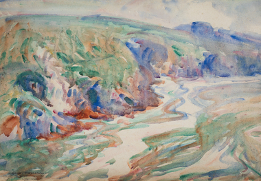 Painting, John Russell, Tail-End of a Great South Westerley Storm, 1902