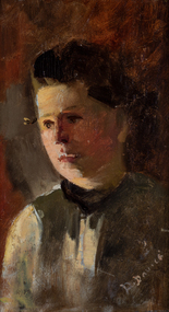 Painting, David Davies, Portrait of Mabel Glover, c. 1895